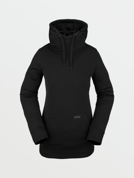 Sudadera VOLCOM para mujer con capucha clásica YERBA - NEGRO Ref. H4152203-blk negra lisa