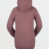 Sudadera VOLCOM para mujer con capucha clásica TOWER PULLOVER FLEECE - ROSEWOOD Ref. H4152204-ros rosa