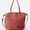 Bolso RIP CURL grande bandolera para mujer poliuretano Kobie Rhubarb Ref. LSBQN1 rojo