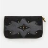 Billetera Rip Curl extragrande para mujer de poliuretano Kobie Black Ref. LWUKE1 negra