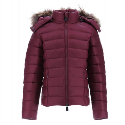 Chaqueta con capucha Jott de plumas jott Niña 5901OPA-311-AUBERGINE OPALE GRAN FRÍO Justoverthetop Color berengena