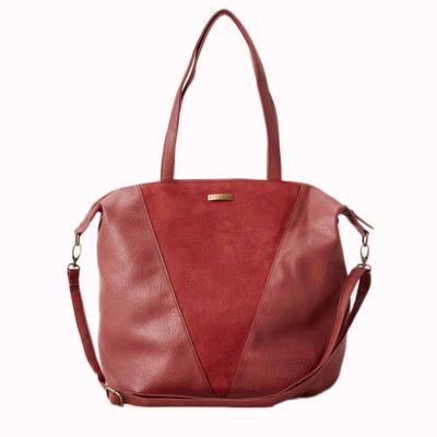 Bolso RIP CURL grande bandolera para mujer poliuretano Kobie Rhubarb Ref. LSBQN1 rojo