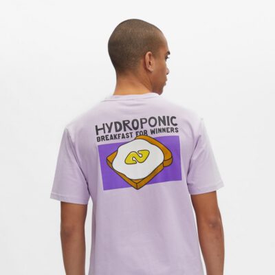 Camiseta Hombre HYDROPONIC manga corta BREAKFAST LAVENDER Ref. 21504-02 lila sandwich