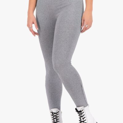 Legging CHAMPION deportivo detalle cremallera en la cintura LOGOTIPO SCRIPT Ref. 114561 gris claro