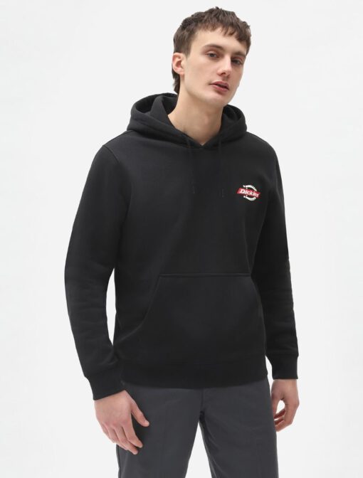 Sudadera DICKIES hombre con capucha suave Ruston Hoodie Black Ref. DK0A4XAHBLK1 negra