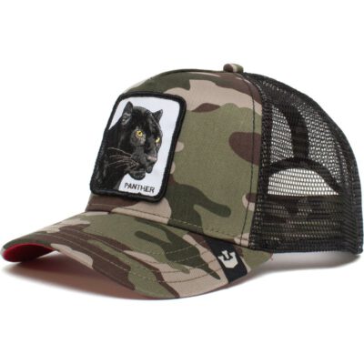 Gorra Animales GOORIN BROS rejilla y ajustable TRUCKER Panther Camo Pantera camuflaje