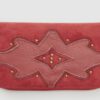 Billetera Rip Curl extragrande para mujer de poliuretano Kobie Rhubarb Ref. LWUKE1 rojo