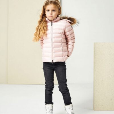 Chaqueta con capucha Jott de plumas jott Niña OPALE GRAN FRÍO 5901OPA-431-ROSE Justoverthetop Color rosa palo