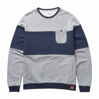 Jersei punto BILLABONG hombre cuello redondo casual Suéter Surrender Dark slate Ref. C1FL09 azul/gris