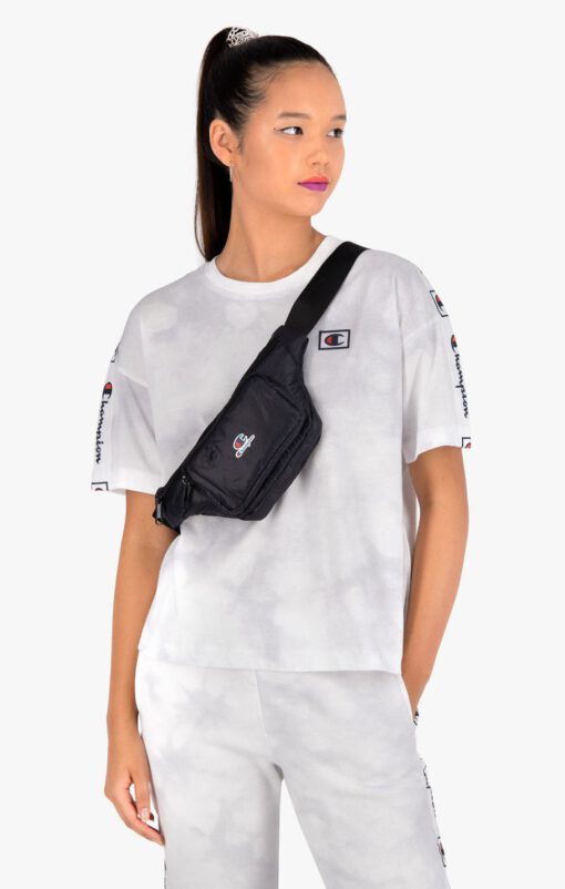 Camiseta CHAMPION mujer manga corta algodón orgánico BLEND TIE DYE T-SHIRT Ref. 114761 blanca degradada