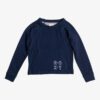 Sudadera ROXY niña cuello redondo bolsillo canguro Neptune Tales Ref. ERGFT03215 azul marino