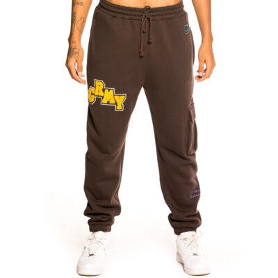 Pantalón deportivo GRIMEY cómodo UNISEX "Singgang Junction" Sweatpants - Brown | Fall 21 Ref. GRTS210-BRW marrón