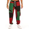 Pantalón deportivo GRIMEY cómodo UNISEX "Singgang Junction All Over Print" Sweatpants - Red | Fall 21 Ref. GRTS211-RED rojo/verde