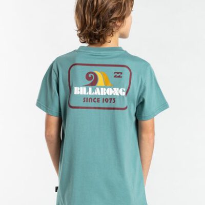 Camiseta BILLABONG surfera manga corta niño surfera Walled LIGHT MARINE (8212) Ref. Z2SS17BIF1 azul claro