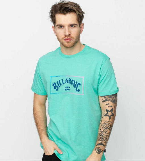 Camiseta BILLABONG para hombre manga corta Arch Tee SS Light aqua Ref. SS1SS38 verde agua olas