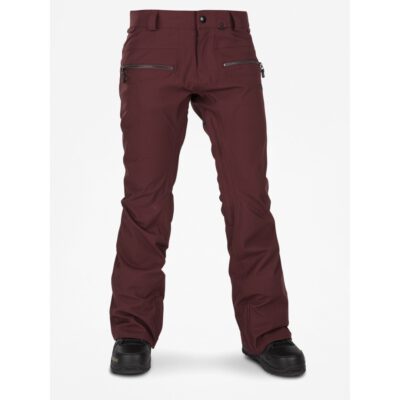 Pantalón nieve VOLCOM resistente para Mujer BATTLE STRETCH PANT Ref. H1352006 granate