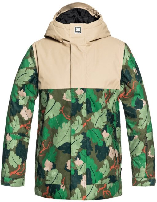 Chaqueta nieve DC Shoes niño con capucha Snowboard Defy Chive Leaf Camo Ref. EDBTJ03022 camuflaje