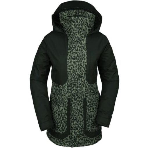 Chaqueta invierno VOLCOM Mujer Urbana con capucha LEELAND JACKET W LEOPARD 20 Ref. H0652002 leopardo