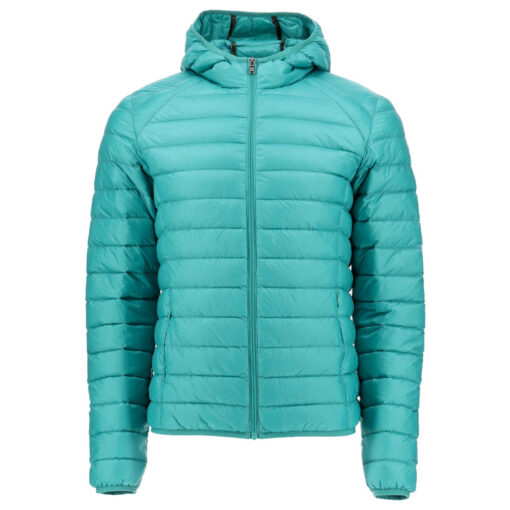 Chaqueta capucha Jott de plumas pato Niño 6900/ 107-LAGON HUGO BASIC Justoverthetop Color verde agua