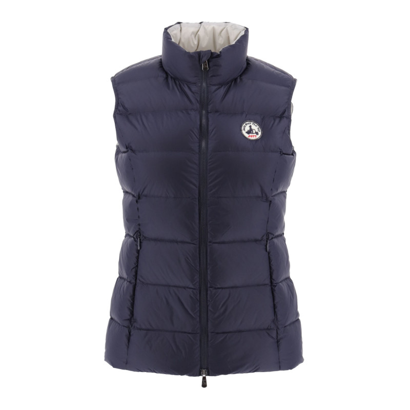 Chaleco mangas Jott de plumas pato Mujer 5951SAB-104-MARINA SAB NÓMADA Justoverthetop Color azul marino/gris mastic | Martimpe Berart - Tienda de Moda en Gausach, Vielha, Valle de Aran