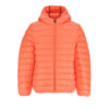 Chaqueta capucha Jott de plumas pato Niño HUGO BASIC 6900/ 715- ORANGE FLUOR Justoverthetop Color naranja fosforito