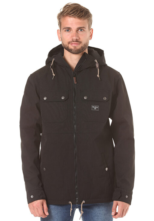 Chaqueta invierno BILLABONG con capucha para Hombre Matt jacket black Ref. F1JK04 negra