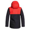 Chaqueta nieve DC Shoes niño con capucha Snowboard DEFY (kvj0) Ref. EDBTJ03029 negra y roja