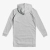 Sudadera larga ROXY vestido niña con capucha Believe (sgrh) Ref. ERGKD03145 gris logo flores