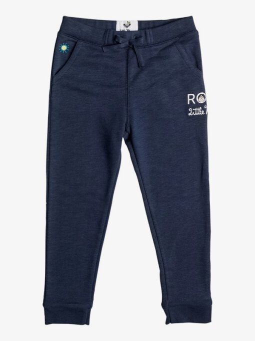 Pantalón chándal ROXY niña deportivos Brilliant Light (btk0) Ref. ERLFB03037 azul logo pierna