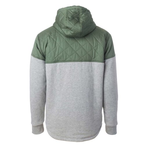 Chaqueta polar Rip Curl hombre acolchado con capucha cálido FLANNY FLEECE Ref. CFERS4 gris/verde