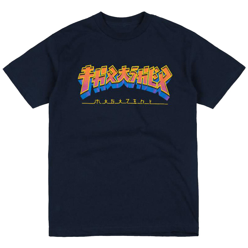 Camiseta Thrasher Azul Thrasher Camiseta Azul Outlet