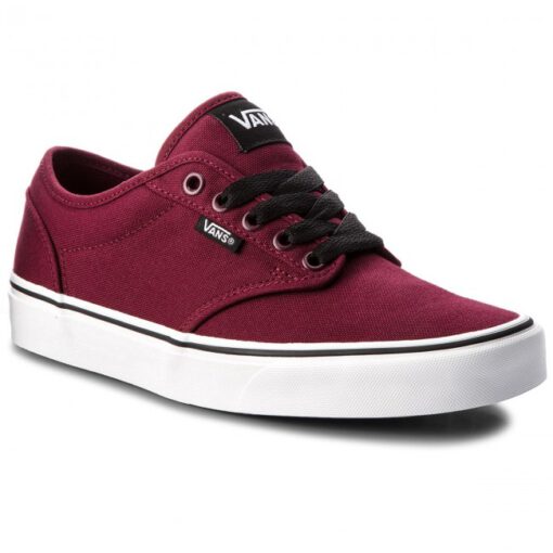 Zapatillas VANS Skate confortables chico/niño Atwood (Canvas) oxblood/black Mod. VN000UDTDDU granate