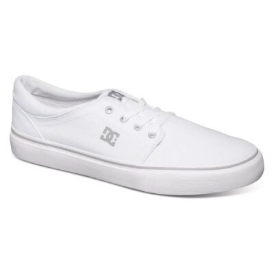 Zapatillas de lona DC SHOES para hombre TRASE TX WHITE (XWWW) Ref. ADYS300126 Blancas