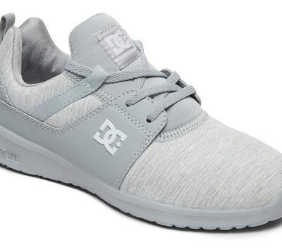 Zapatillas téxtiles DC Shoes muy cómodas para mujer HEATHROW TX SE GREY (XSSS) Ref. ADJS700025 gris