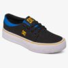 Zapatillas DC SHOES para niño TRASE TX BLACK/BLUE/GREY (xkbs) Ref. ADBS300251 negra y azul