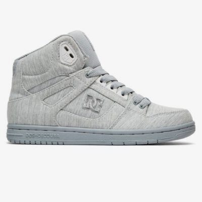 Zapatillas altas cuero DC SHOES para mujer PURE HIGH-TOP TX SE Grey (xsss) Ref. ADBS100115 gris