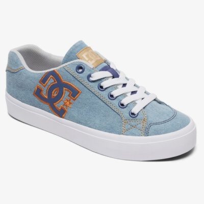 Zapatillas téxtil DC Shoes para mujer CHELSEA PLUS TX SE Denim(DNM) Ref. ADJS300232 Azul tejana