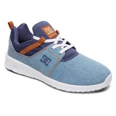 Zapatillas téxtiles DC Shoes muy cómodas para mujer HEATHROW TX SE DENIM (dnm) Ref. ADJS700025 azul tejano