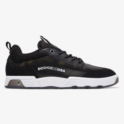 ZapatillasPiel DC SHOES para hombre LEGACY 98 SLIM SE BLACK/CAMO (BLO) Ref. ADYS100447 negra camuflaje