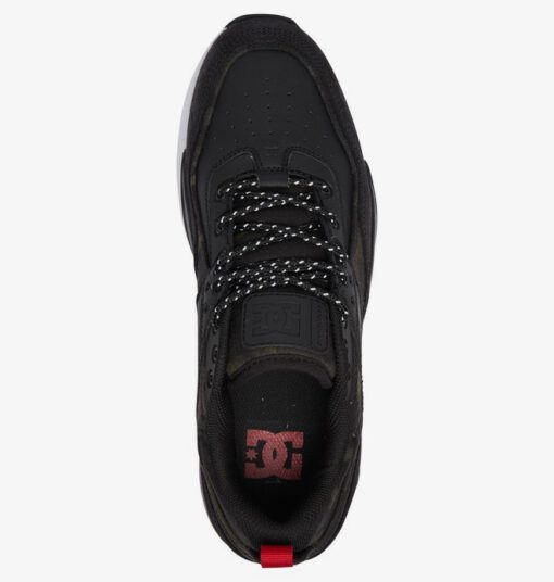 Zapatillas cuero DC SHOES para hombre E.TRIBEKA SE BLACK/CAMO (BCM) Ref. ADYS7001142 negra/camuflaje