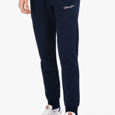 Pantalón Chándal CHAMPION Hombre ORGANIC COTTON BLEND SMALL SCRIPT LOGO JOGGERS Ref. 216479 Azul marino