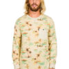 Sudadera RIP CURL Hombre Cuello redondo bolsillo pecho Surf Craft Scene crew Moonbeam Ref. CFEDG4 beig tropical