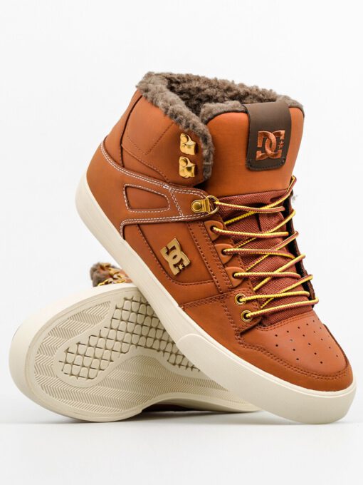 Zapatillas altas DC SHOES para hombre SPARTAN HIGH WC WNT Burnt henna/white (bhw) Ref. ADBS400005 Marrón/camel