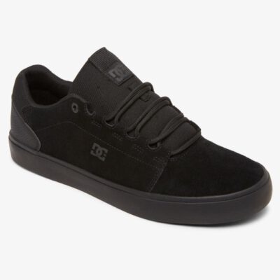 Zapatillas de piel DC SHOES para hombre HYDE BLACK/BLACK/BLACK (3bk) Ref. ADYS300580 Negras suela negra