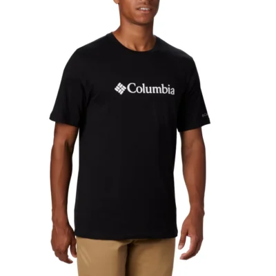 Camiseta COLUMBIA manga corta básica hombre CSC Basic Logo™ Red Ref. 1680053010 negra logo pecho