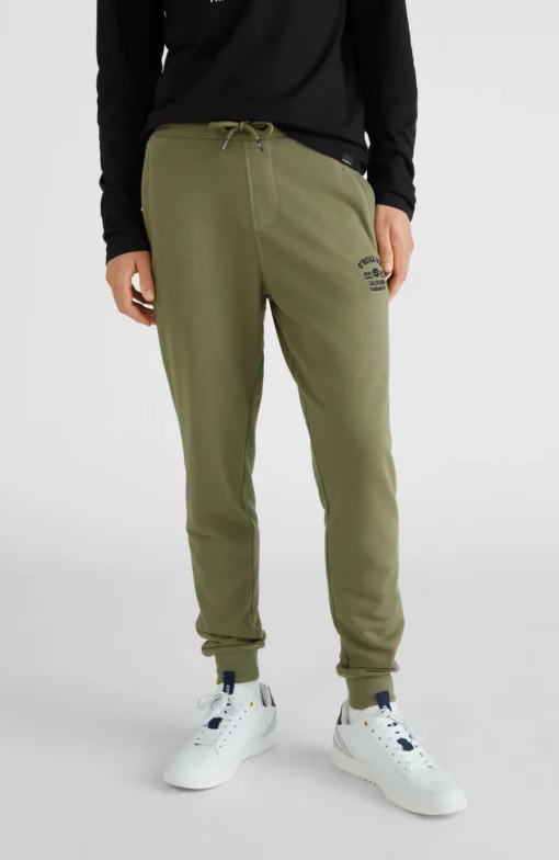 Pantalón chándal O'NEILL largo para hombre STATE JOGGER PANTS Green Ref. 2550006 verde logo pierna