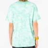 Camiseta RIP CURL Niño manga corta surfera Origin Dyed Washed Aqua Ref. KTEVR9 azul agua degradado