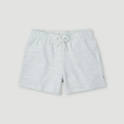 Pantalón corto O'NEILL short chándal cintura alta para niña ALL YEAR JOGGER Ref. 3700004 Blanco jaspeado