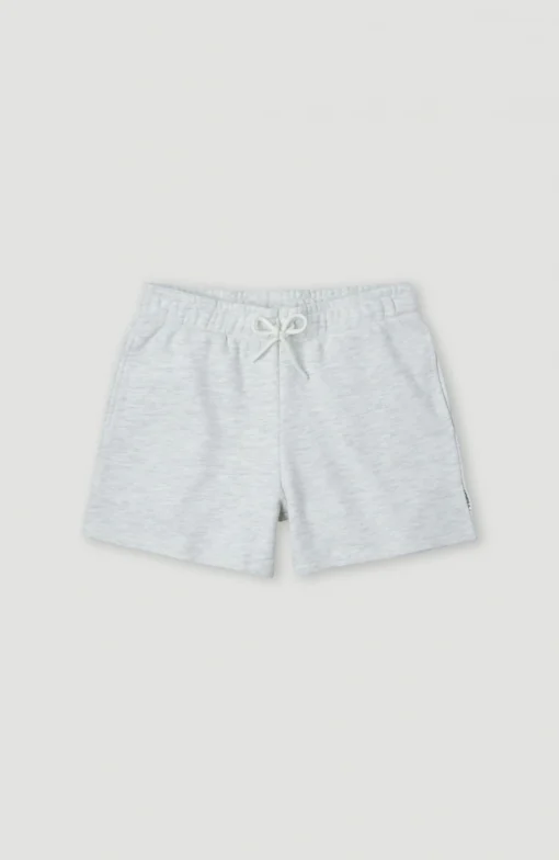 Pantalón corto O'NEILL short chándal cintura alta para niña ALL YEAR JOGGER Ref. 3700004 Blanco jaspeado