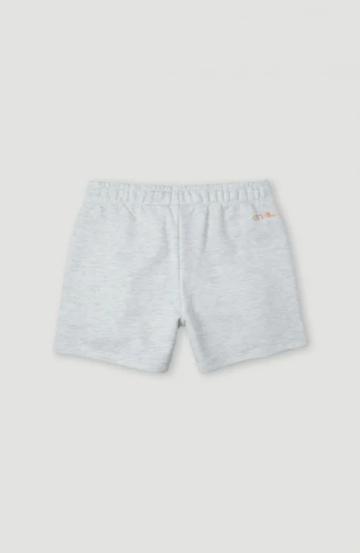 Pantalón corto O'NEILLL short chándal cintura alta para niña ALL YEAR JOGGER Ref. 3700004 Blanco jaspeado